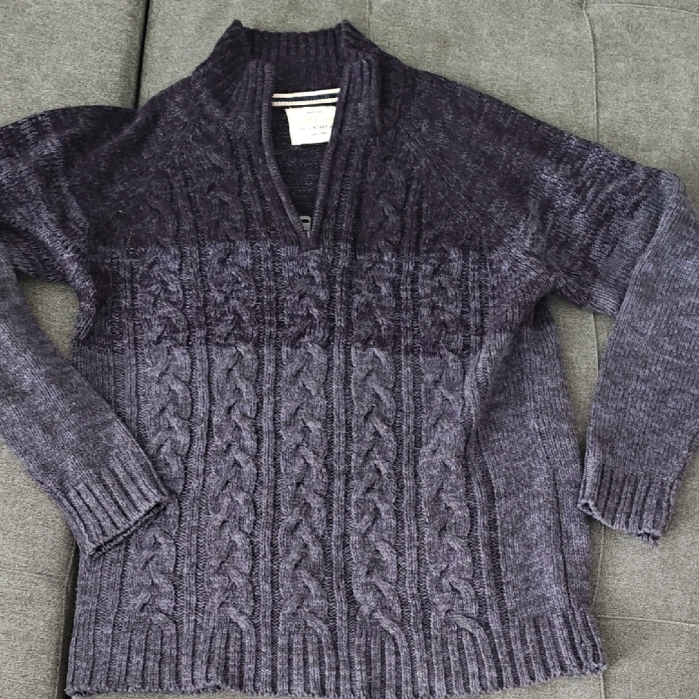 Weatherproof Men's Zip Up Sweater in Charcoal